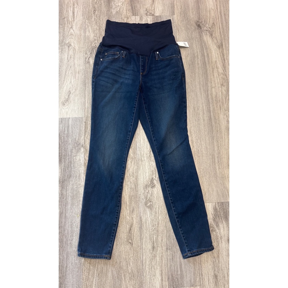 Gap Maternity True Skinny Jeans‎ Dark Wash Full Panel Size 29 Regular NWT
